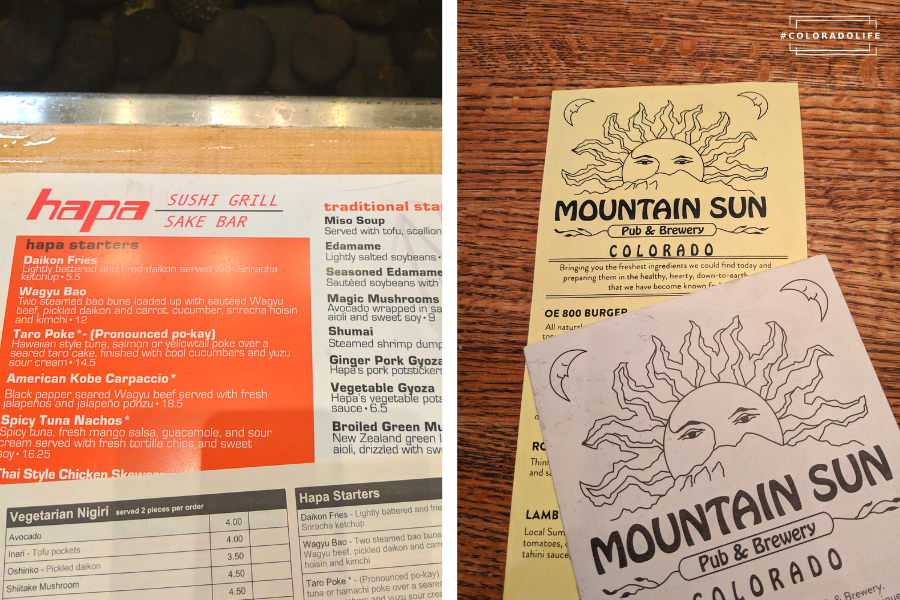 hapa sushi mountain sun boulder