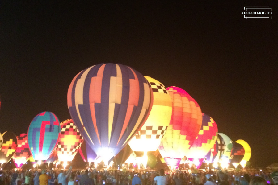 colorado events hot air balloon festivals