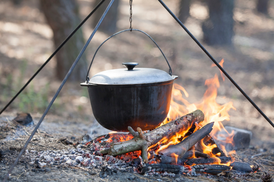 17+ Camping Fire Cooking