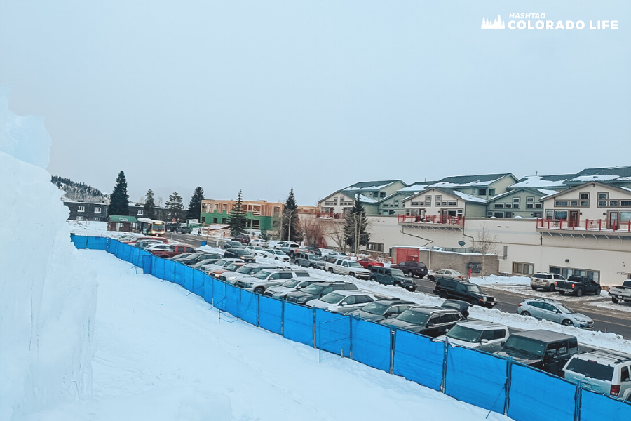 Where to park at the Ice Castles