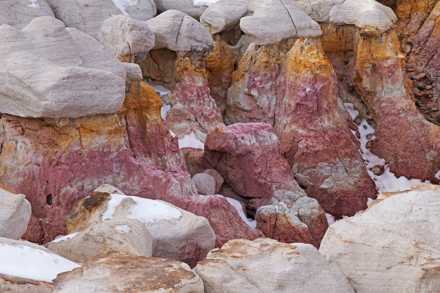 colorful paint mines interpretive park