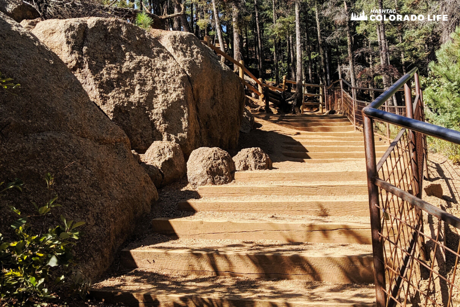 helen hunt falls trail steps