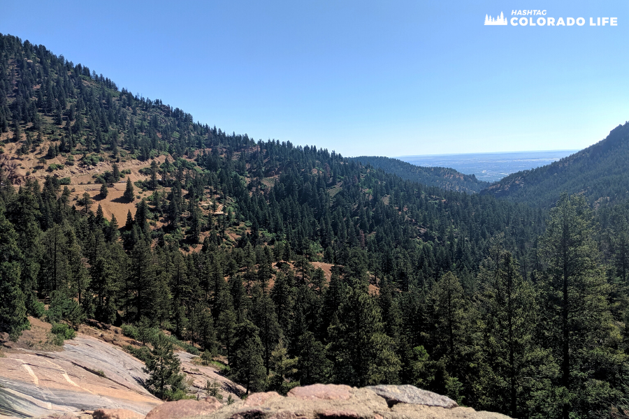 silver cascade falls colorado overlook