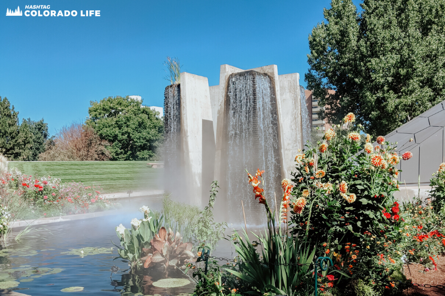 denver botanic gardens waterfall