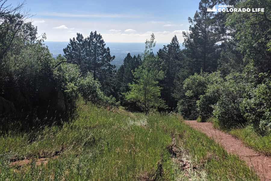 views at blodgett peak trails