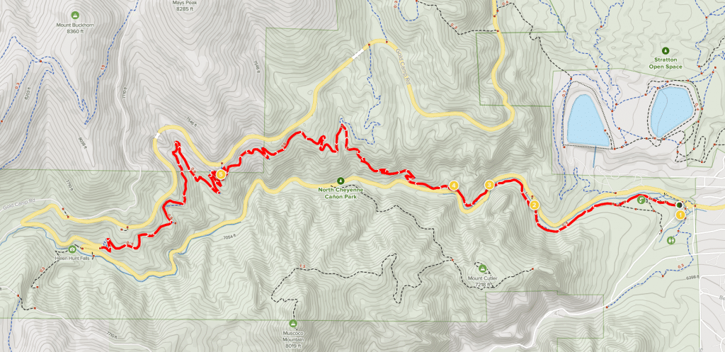 columbine trail map