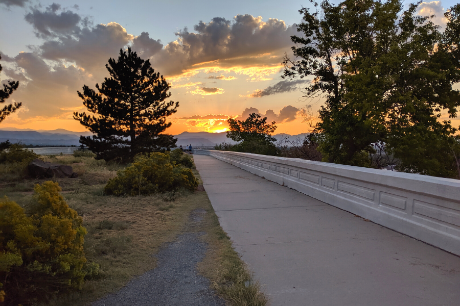 inspiration point park sunset denver