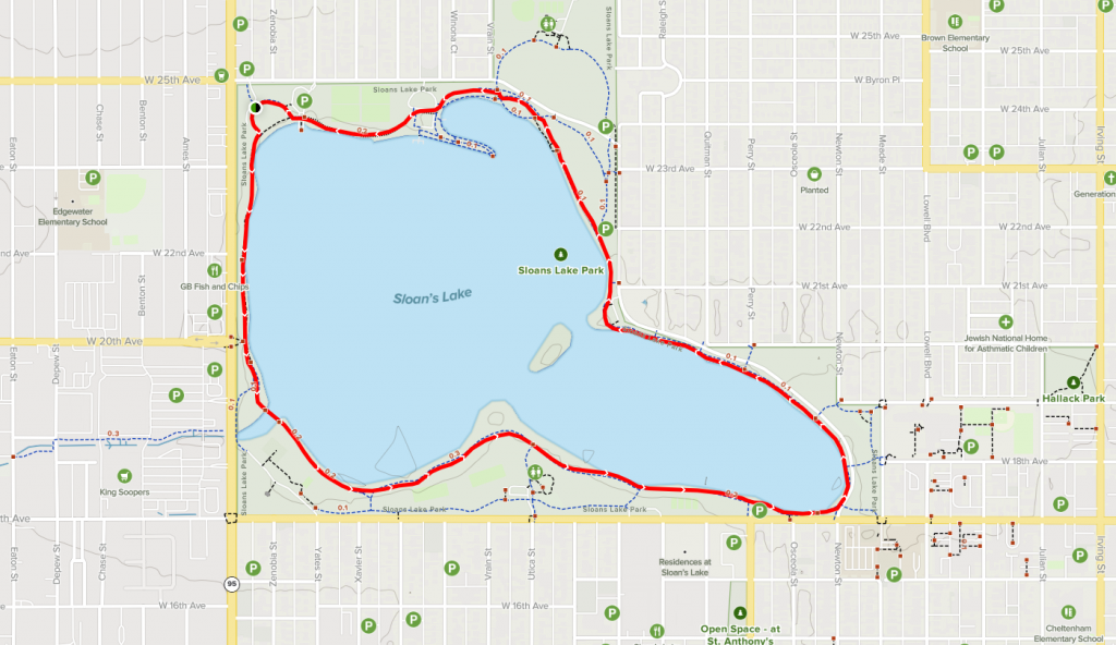 sloans lake park trail map