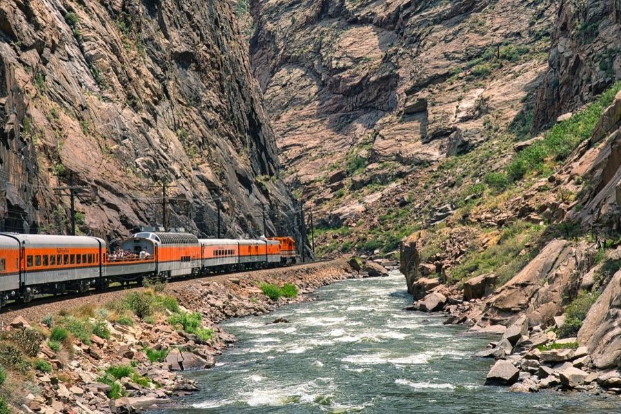 train trips through america rockies